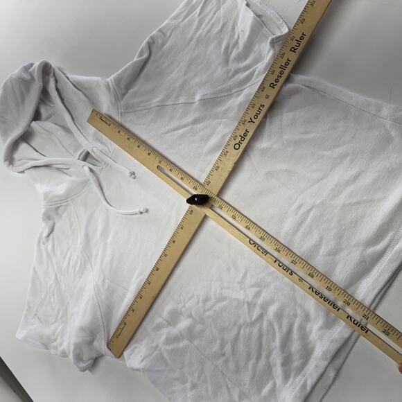 Chaser Hoodie Shirt Womens Medium‎ Short Sleeve Lightweight Pullover Modal Blend - Picture 5 of 6